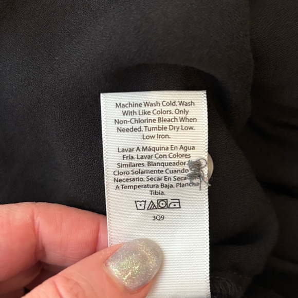 Terra & Sky Black Snap front Blouse Size 3X - Picture 9 of 11